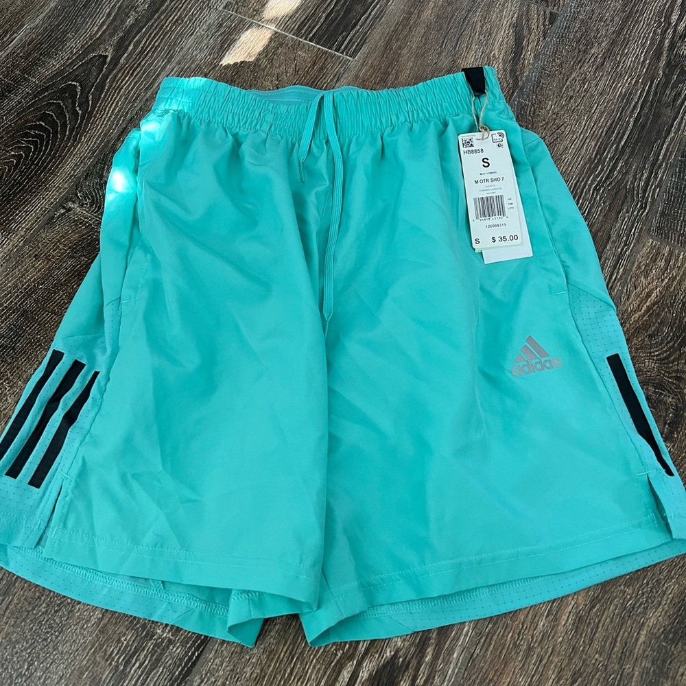 Blue mens running shorts